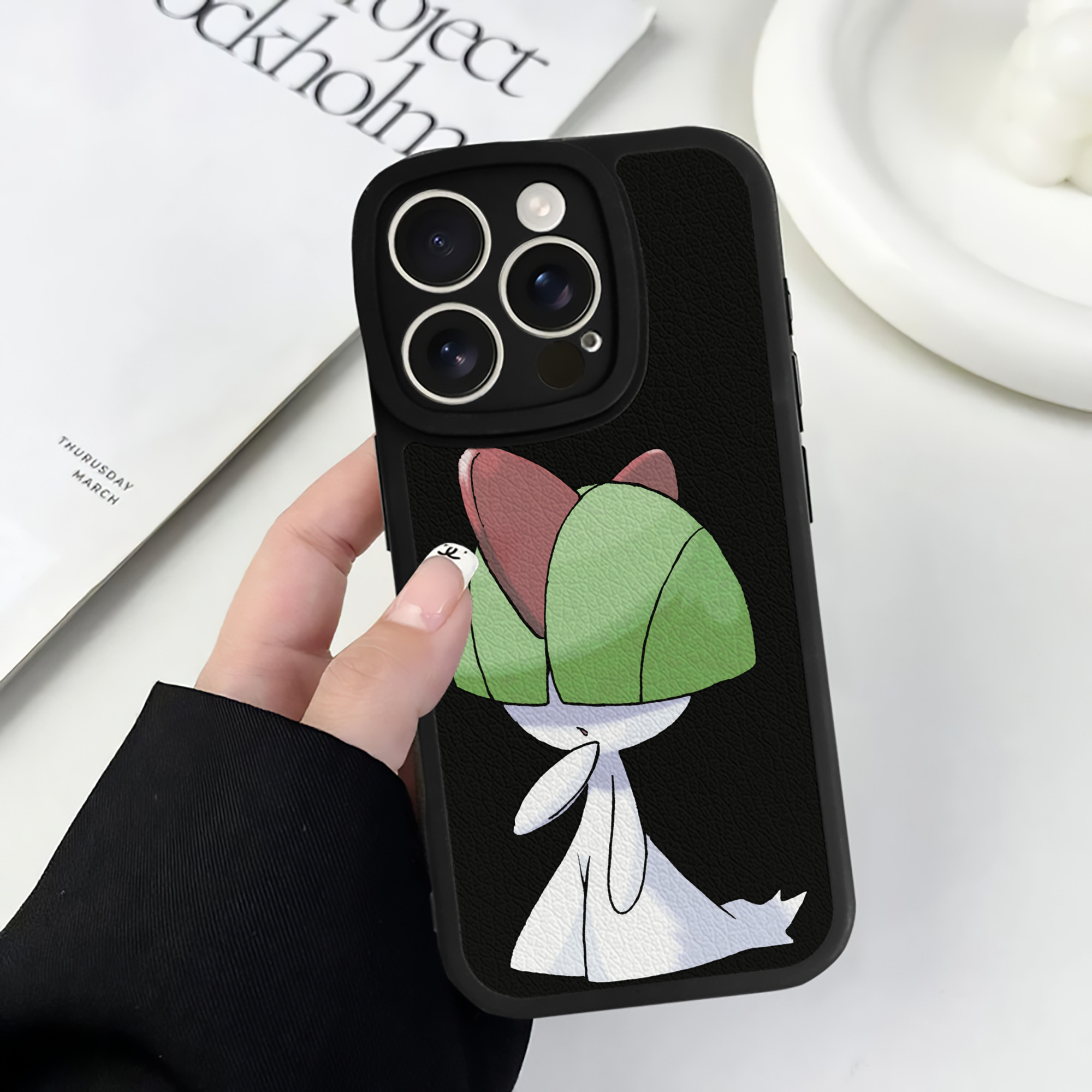 （画像用） ポケットモンスター Pokémon 【iPhone 16シリーズ対応】シリコンスマホケース（レザー調） 材質：シリコン